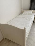 1 persoonsbed compleet, Huis en Inrichting, Slaapkamer | Bedden, 120 cm, Ophalen of Verzenden, Wit, Zo goed als nieuw
