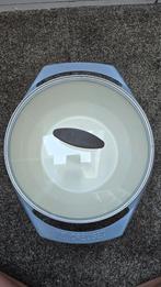 Zeldzame Le Creuset cocotte - Vintage, zo goed als nieuw!, Gietijzer, Ophalen of Verzenden, Zo goed als nieuw, Keramische plaat