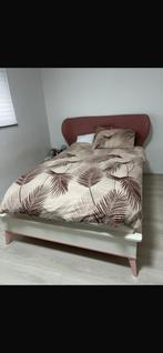 mooie 1 persoons ruime bed met matras 130x210, Ophalen, Gebruikt, Eenpersoons