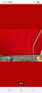 Zonnescherm - 4 meter breed, Tuin en Terras, Zonneschermen, Ophalen of Verzenden, Gebruikt, 250 cm tot 450 cm, Knikarmscherm