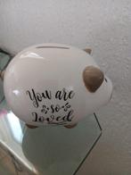 leuke stenen spaarpot van Riverdale Piggy Bank., Verzamelen, Spaarpotten, Ophalen of Verzenden, Zo goed als nieuw, Steen, Aardewerk of Keramiek