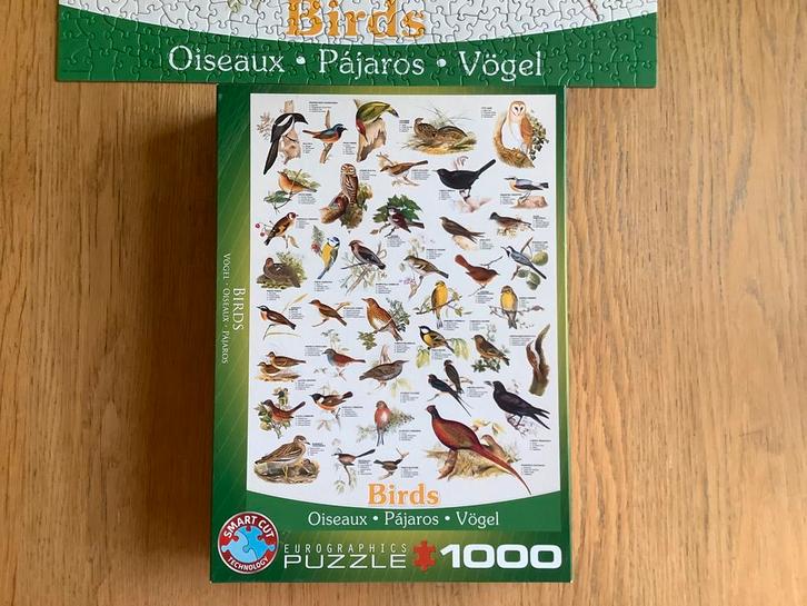 SMART CUT legpuzzel, BIRDS. Vogels, prachtige puzzel. MOOI., Hobby en Vrije tijd, Denksport en Puzzels, Zo goed als nieuw, 500 t/m 1500 stukjes