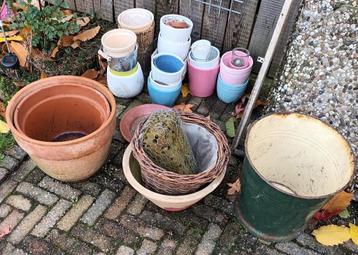 GRATIS Bloempotten  beschikbaar voor biedingen