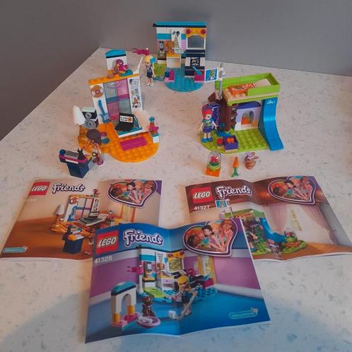 Lego friends Stephanie's Mia's en Andrea's  slaapkamers, Kinderen en Baby's, Speelgoed | Duplo en Lego, Gebruikt, Lego, Complete set