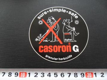 sticker CASORON G  Duphar  sure simple safe  granular herbic beschikbaar voor biedingen