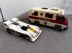 Vintage playmobil race-auto en ambulance, Kinderen en Baby's, Speelgoed | Playmobil, Ophalen of Verzenden, Gebruikt, Los playmobil