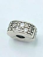 Zilveren Pandora bedel Stopper, Sieraden, Tassen en Uiterlijk, Bedels, Verzenden, ., Pandora, Zo goed als nieuw