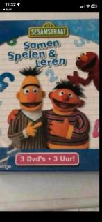 Sesamstraat: Samen Spelen & Leren - 3 DVD's, Gebruikt, Alle leeftijden, Boxset, Ophalen of Verzenden