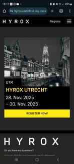 Tickets Hyrox woman doubles Utrecht of Maastricht 2025, Twee personen