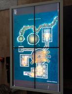 D&D Tafel met Ingebouwde Schermen - DisplayPort, Gebruikt, Full HD, Ingebouwde speakers, DisplayPort