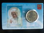 50 cent en postzegel 2014 Vaticaan in coincard  no  5, Setje, Ophalen of Verzenden, 50 cent, Vaticaanstad