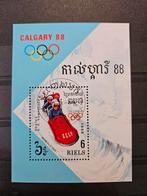 073) Bobsleeën 1988, Postzegels en Munten, Postzegels | Thematische zegels, Ophalen of Verzenden, Gestempeld, Sport