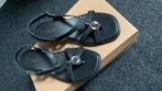Nieuw! Mooie zwarte leren sandalen van THINK! Maat 38, Kleding | Dames, Schoenen, Ophalen of Verzenden