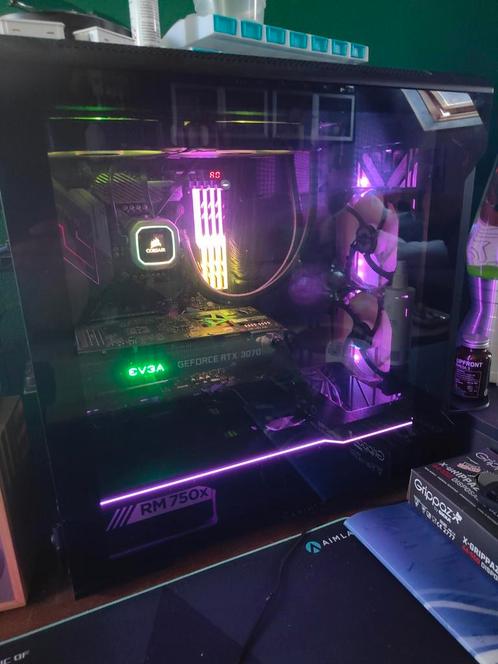 Midrange Game PC + Monitor, Computers en Software, Desktop Pc's, Gebruikt, SSD, Gaming, Ophalen