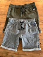 Korte broek / short HEMA mt 110 / 116 grijs / olijfgroen, Broek, Gebruikt, Verzenden, Hema