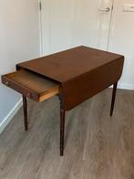 Antieke Hangoor Tafel met Lade, Huis en Inrichting, Ophalen, Gebruikt, 50 tot 100 cm, Tafelblad