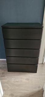 IKEA Malm Ladekast Zwart (6 lades) 80 cm breed x 123 cm hoog, Huis en Inrichting, Kasten | Ladekasten, Ophalen, 5 laden of meer
