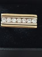 Super mooie Ring 18kr gekeurd 750 met totaal 0,70 crt bri, 20 of groter, Heer, Ophalen of Verzenden, Zo goed als nieuw