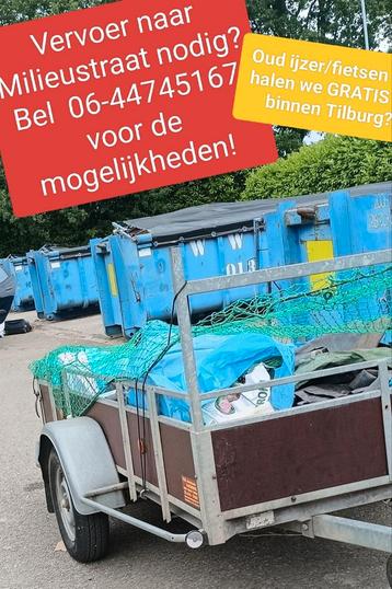 Vervoer naar milieustraat/ adres-adres beschikbaar voor biedingen