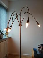 vloerlamp, Huis en Inrichting, Gebruikt, 100 tot 150 cm, Ophalen of Verzenden, Messing