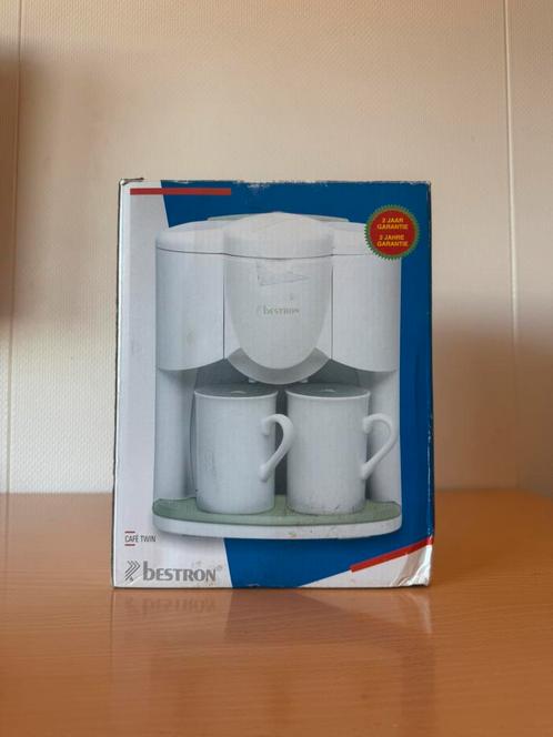 Bestron Café Twin - Snel en Heerlijk Koffie Plezier, Witgoed en Apparatuur, Koffiezetapparaten, Zo goed als nieuw, Koffiemachine