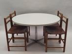 Vintage Pastoe ronde houten eettafel tafel wit hout rond, Ophalen, Gebruikt, ., .