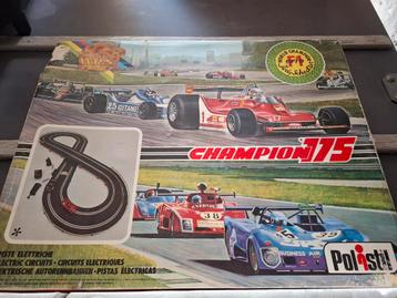 Vintage Racebaan Polistil- Compleet in Verpakking beschikbaar voor biedingen