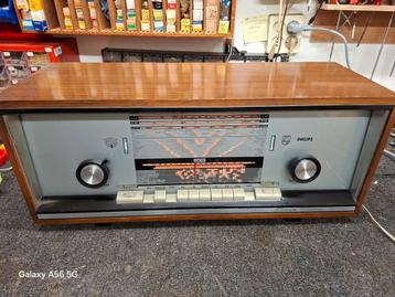 Prachtige gerestaureerde phillips saturn buizenradio  beschikbaar voor biedingen