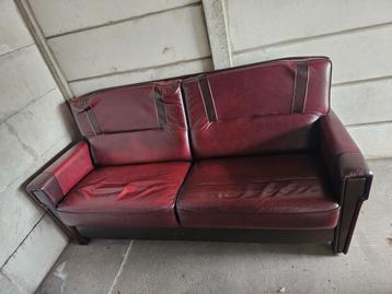 Bank + 2 fauteuils beschikbaar voor biedingen