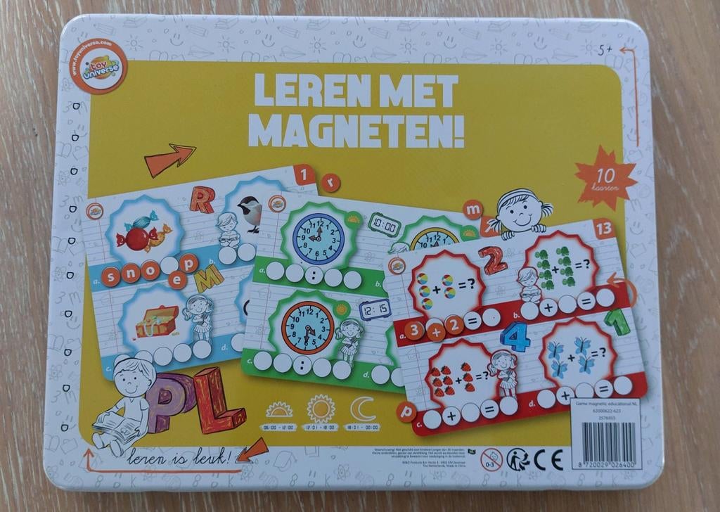 Leren met magneten - Educatief speelgoed, Kinderen en Baby's, Speelgoed | Educatief en Creatief, Ophalen of Verzenden, Zo goed als nieuw