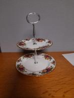 Adv 71 royal albert old country rose etagere klein, Ophalen of Verzenden