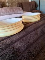lampenkappen Glas Vintage, Huis en Inrichting, Gebruikt, Beige, Ophalen of Verzenden, Minder dan 25 cm