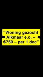 Woning gezocht (Alkmaar)