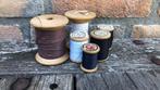 Vintage houten klosjes zes stuks., Ophalen of Verzenden, Zo goed als nieuw, Garen of Naald(en)