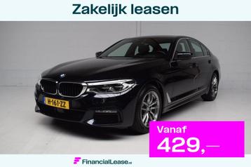 BMW 5-serie 520i 184PK AUT8 M-SPORT ORG.NED / NAP / CAMERA / beschikbaar voor biedingen