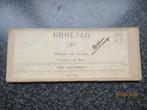 ANTIEKE KAART GROENLO-SCHAAL 1:50.000, Gelezen, Ophalen of Verzenden, Landkaart, 1800 tot 2000