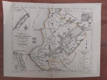 17 / Gemeente Hemelumer Oldephaert & Noordwolde Litho 1861 beschikbaar voor biedingen