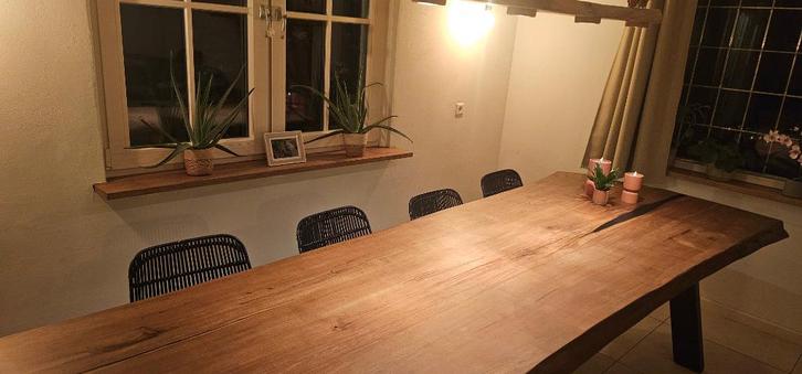 Unieke Boomstamtafel Epoxytafel Riviertafel eettafel, Huis en Inrichting, Tafels | Eettafels, Nieuw, 50 tot 100 cm, 200 cm of meer
