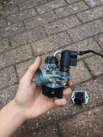 Delorto 17,5mm carburateur met passend spruitstuk en choke, Ophalen of Verzenden, Gebruikt, Carburateur, Dellorto