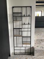 Wandrek mat zwart met hangmanden en klemmen, Ophalen, Zo goed als nieuw, Minder dan 150 cm, Minder dan 25 cm