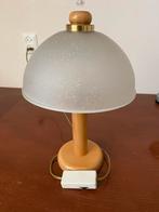 Tafellamp met dimmer, Ophalen, Zo goed als nieuw, Hout, Minder dan 50 cm