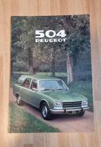 Nette brochure Peugeot 504 break 1979, Gelezen, Peugeot, Ophalen of Verzenden