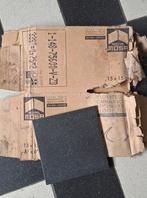 Royal Mosa vloertegels 15x15 - zwart/wit, Ophalen, Gebruikt, Keramiek, Minder dan 20 cm
