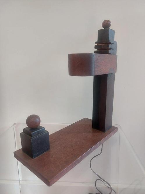 Amsterdamse school lamp, zie tekst, Antiek en Kunst, Antiek | Lampen, Ophalen of Verzenden