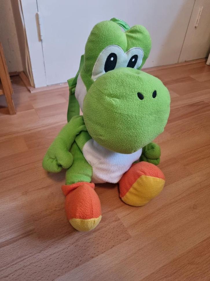 Yoshi Rugzak Knuffel - Nintendo Super Mario vintage, Kinderen en Baby's, Speelgoed | Knuffels en Pluche, Zo goed als nieuw, Overige typen