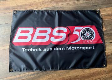 BBS BANNER 60X90 MET BEVESTIGGINGS OGEN 50 JAAR JUBILEUM beschikbaar voor biedingen
