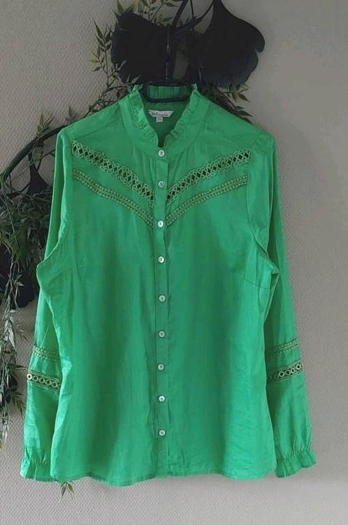 Ms Mode Blouse groen L🙂, Kleding | Dames, Blouses en Tunieken, Zo goed als nieuw, Maat 42/44 (L), Groen, Ophalen of Verzenden