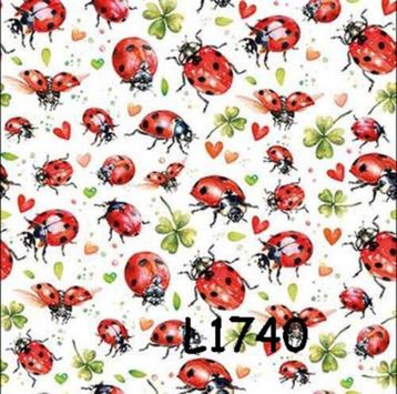 Servetten decoupage/bullet journal* lieveheersbeestjes L1740 beschikbaar voor biedingen