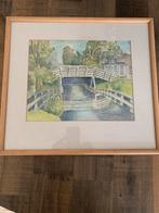 Aquarel van Lou van Aart, Antiek en Kunst, Ophalen