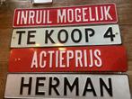 Bord, Ophalen of Verzenden, Gebruikt, Reclamebord